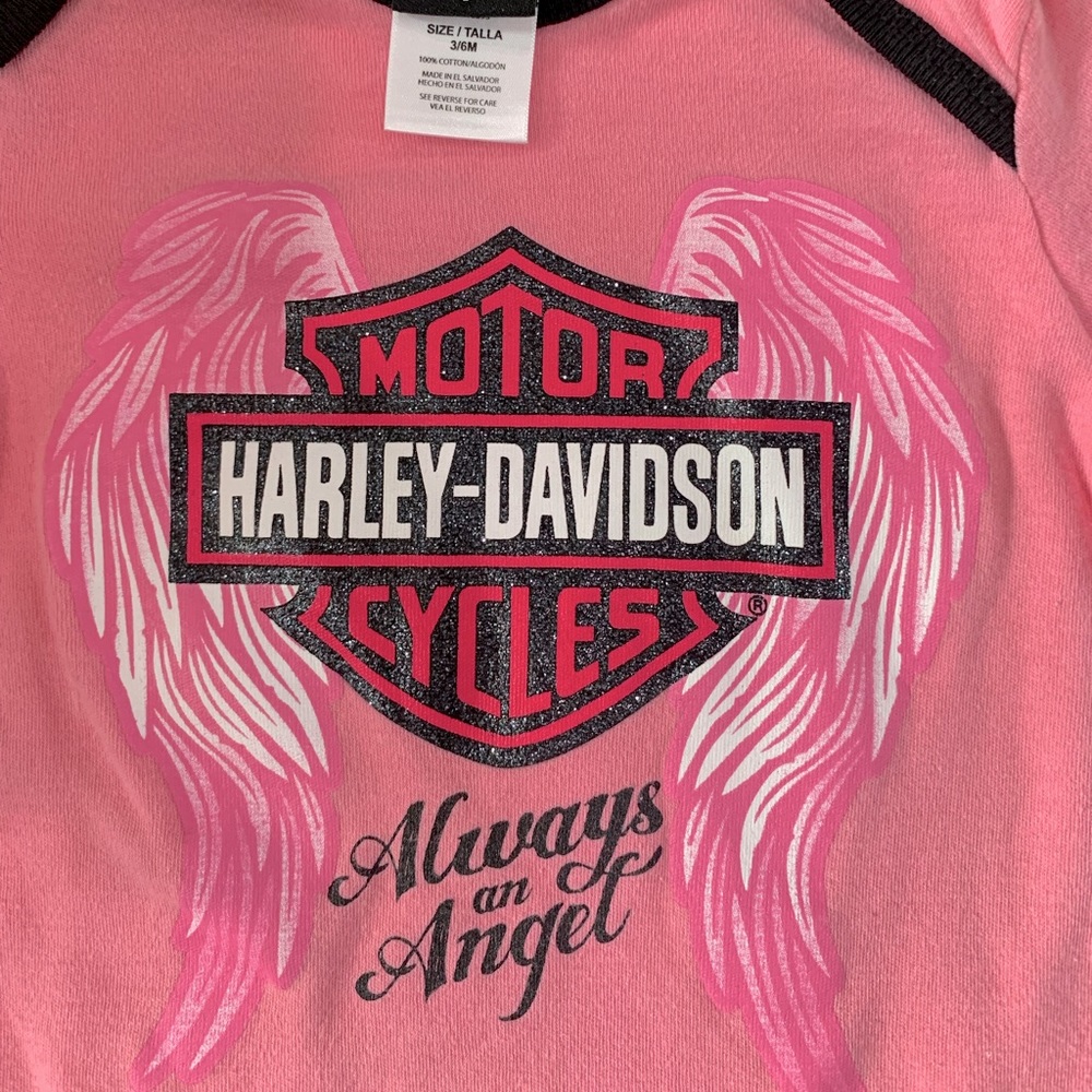 Baby Girl Harley Davidson Onesie